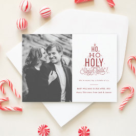 Funny Christmas Pregnancy Ankündigung Ho Ho Heilig