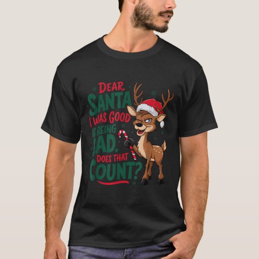 Funny Christmas Quote T-Shirt (Vorderseite)