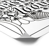 Funny Christmas Quotes Adultfarben Poster (Ecke)