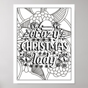 Funny Christmas Quotes Adultfarben Poster