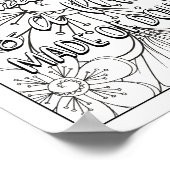 Funny Christmas Quotes Adultfarben Poster (Ecke)