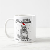 Funny Christmas Raccoon Feral And Pregnant Don't T Kaffeetasse (Links)