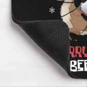 Funny Christmas Raccoon Meme Sorry, dass Santa ich Mousepad (Ecke)