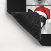 Funny Christmas Rat Terrier Santa Dog Lover Photo  Mousepad (Ecke)