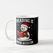 Funny Christmas Reading Is Snow Much Snowman Book  Kaffeetasse (Links)