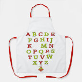 Funny Christmas Rebus Weihnachten Schürze (Vorderseite)