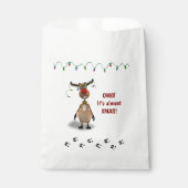 Funny Christmas Red Nosed Reindeer - Fevor Bag Geschenktütchen (Vorderseite)