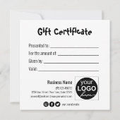 Funny Christmas Red Nosed Rentier Geschenkkarte (Rückseite)