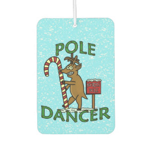 Funny Christmas Reindeer Dancer Pub Autolufterfrischer