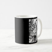 Funny Christmas Reindeer Selfie Santa Claus Xmas S Kaffeetasse (VorderseiteRechts)