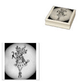 Funny Christmas Rentier Briefmarke Gummistempel (Stempel)