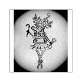 Funny Christmas Rentier Briefmarke Gummistempel (Prägung)