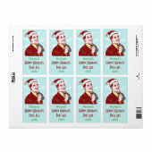 Funny Christmas Retro Holiday Bierbrauer Flasche (Vorne)