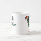 Funny Christmas Rex The Halls T-rex Kaffeetasse (Mittel)