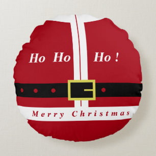 Funny Christmas Round Pillow Weihnachtsdesign Rundes Kissen