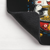 Funny Christmas Santa Cat Ramen Japanese Kawaii An Mousepad (Ecke)