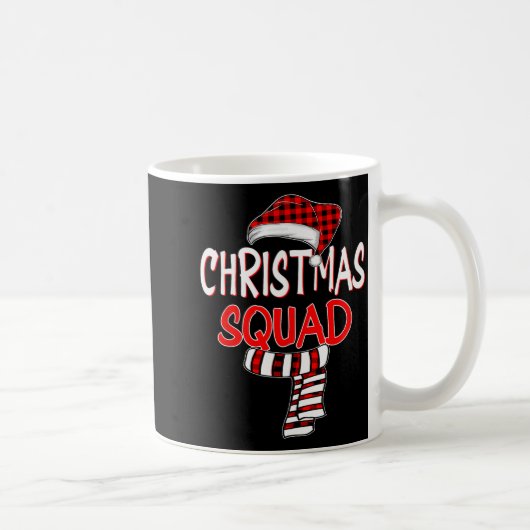 Funny Christmas Santa Claus Red Plaid Shirt, Chris Kaffeetasse (Rechts)