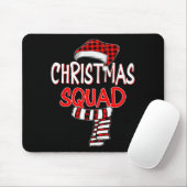 Funny Christmas Santa Claus Red Plaid Shirt, Chris Mousepad (Mit Mouse)