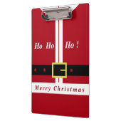 Funny Christmas Santa Clipboard Klemmbrett (Links)