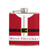 Funny Christmas Santa Flask Flachmann (Vorderseite)