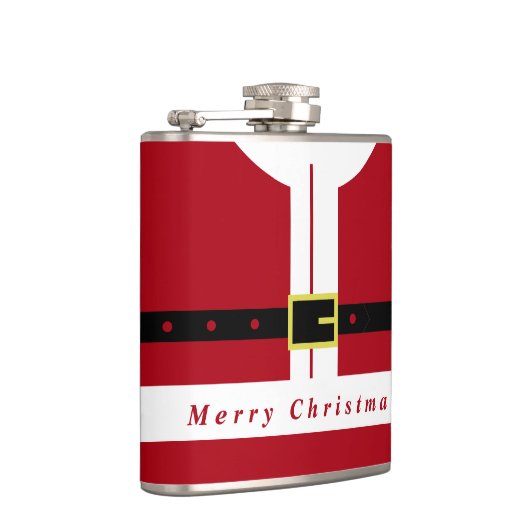 Funny Christmas Santa Flask Flachmann (Rechts)