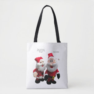Funny Christmas Santa Joke Tasche