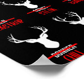 Funny Christmas Santa Reindeer List Pajamas For De Poster (Ecke)