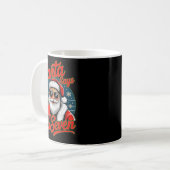 Funny Christmas Santa Says Six Seven 67 Coffee Mem Kaffeetasse (Vorderseite Links)