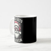 Funny Christmas Santa Six Seven 6-7 Meme Brain Rot Kaffeetasse (Vorderseite Links)