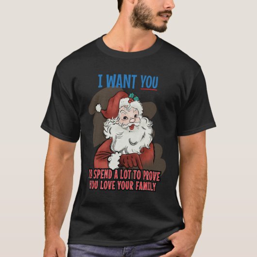 Funny Christmas santa tee | Weihnachtsmann (Vorderseite)