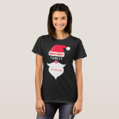 Funny Christmas Santas Favorite Family T-Shirt (Vorne ganz)