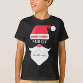 Funny Christmas Santas Favorite Family T Shirt (Vorderseite)