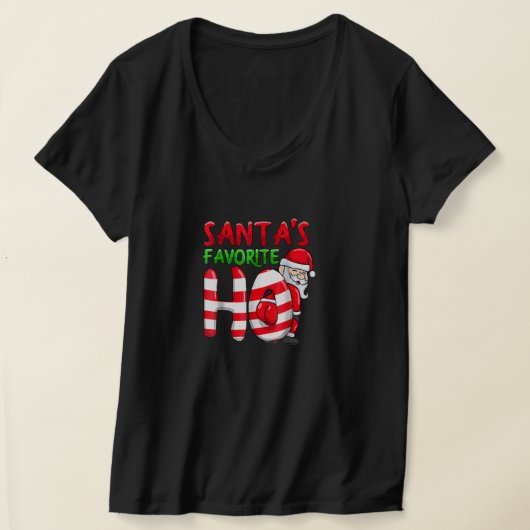Funny Christmas Santas Favorite Ho Santa Favorite T-Shirt (Ablage )