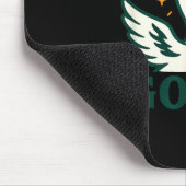 Funny Christmas Santas Silliest Goose Humor Mousepad (Ecke)