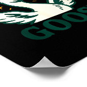 Funny Christmas Santas Silliest Goose Humor  Poster (Ecke)