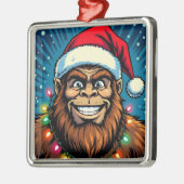 Funny Christmas Sasquatch Bigfoots Ornament Aus Metall (Links)