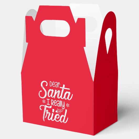 Funny Christmas saying Geschenkschachtel (Geöffnet)