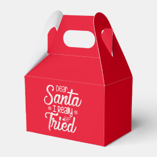 Funny Christmas saying Geschenkschachtel
