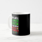 Funny Christmas Saying Retro Xmas Sarcastic Men Wo Kaffeetasse (Vorderseite Links)