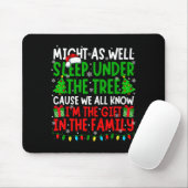 Funny Christmas Saying Retro Xmas Sarcastic Men Wo Mousepad (Mit Mouse)