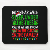 Funny Christmas Saying Retro Xmas Sarcastic Men Wo Mousepad (Vorne)