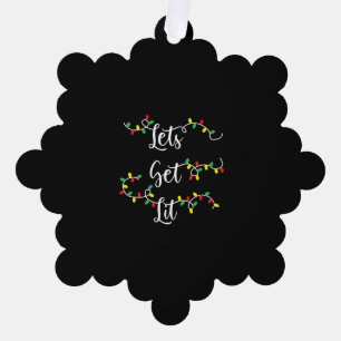 Funny Christmas Sayings Ornament Karte