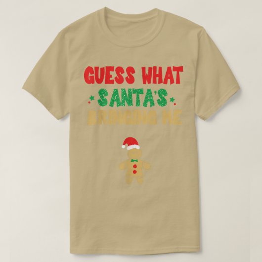 Funny Christmas Schwangerschaft Ankündigung schwan T-Shirt (Design vorne)