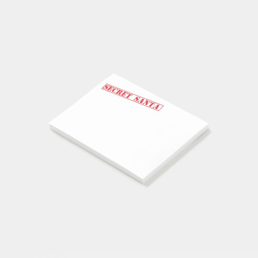 Funny Christmas Secret Santa Post es Notes Post-it Klebezettel (angewinkelt)