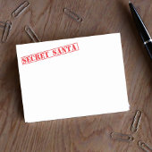 Funny Christmas Secret Santa Post es Notes Post-it Klebezettel