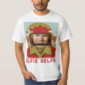 Funny Christmas Selfie T-Shirt (Vorderseite)