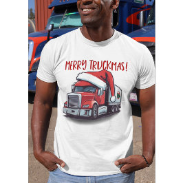 Funny Christmas Semi Transport Truckmas T-Shirt