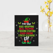 Funny Christmas Shirt For Women I'm The Rage Wrapn Karte (Gelbe Blume)