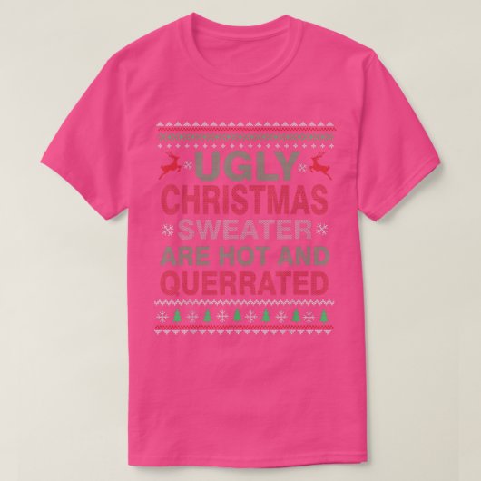 Funny Christmas Shirt für Ugly Sweater Party Men W (Design vorne)