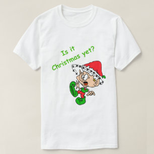 Funny Christmas Shirt Niedlich Elf Holiday Stress